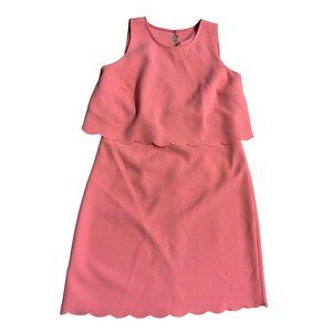 LOFT Womens Pink Sleeveless Dress SZ 2 Petite